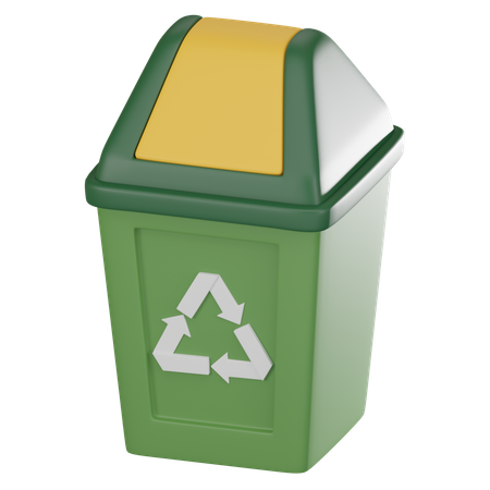 Poubelle  3D Icon