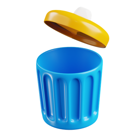 Poubelle  3D Icon