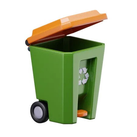 Poubelle de recyclage  3D Icon