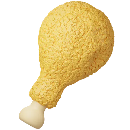 Poulet croustillant  3D Icon