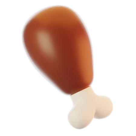 Poulet frit  3D Icon