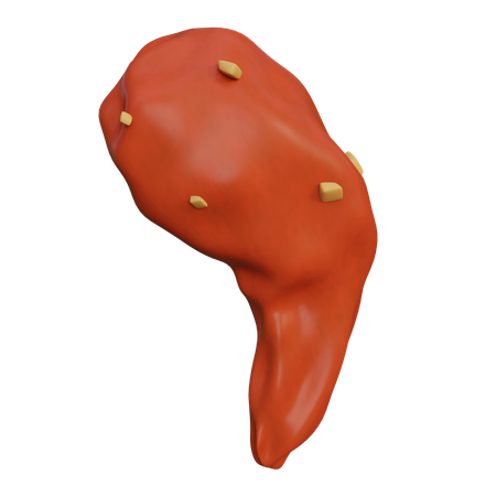 Poulet frit  3D Icon