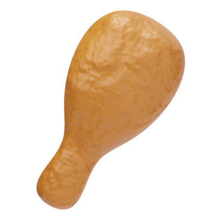 Poulet frit  3D Icon