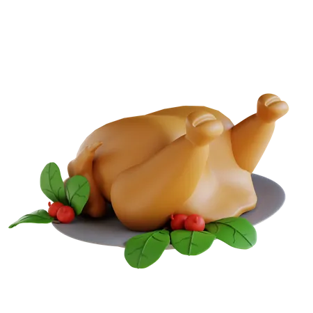 Poulet frit  3D Icon