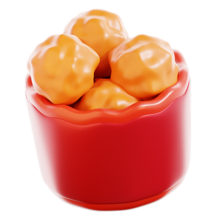 Pop au poulet  3D Icon