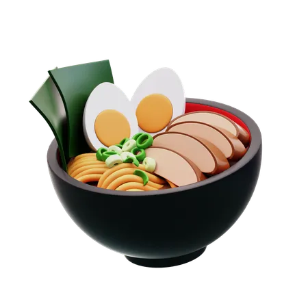 Ramen au poulet  3D Icon