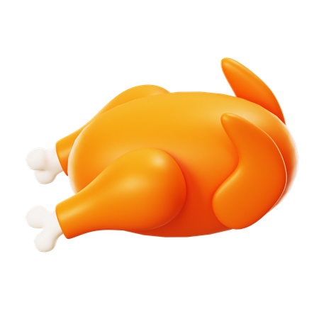 Poulet grillé  3D Icon