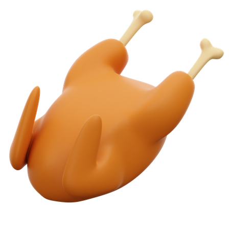 Poulet rôti  3D Icon