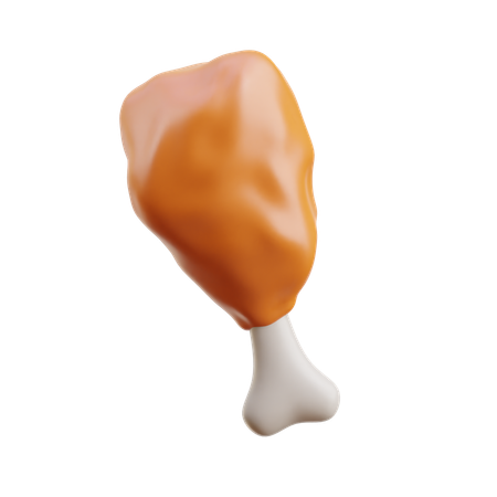 Tambour de poulet  3D Icon