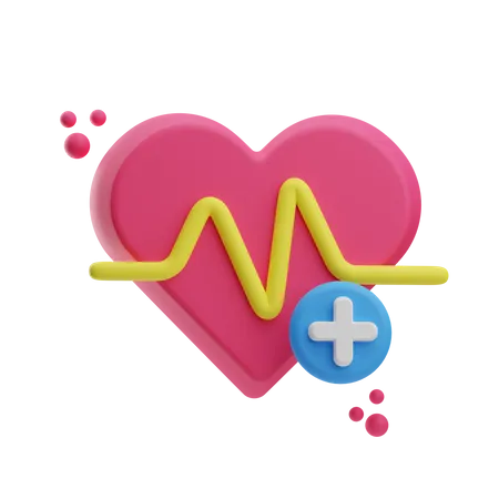 Pouls cardiaque  3D Icon