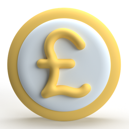 Pound  3D Icon