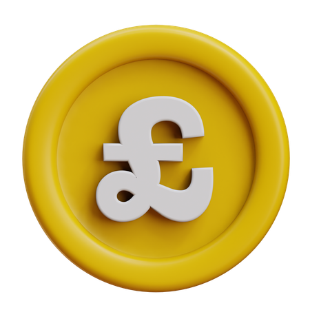 Pound  3D Icon