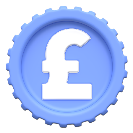 Pound  3D Icon