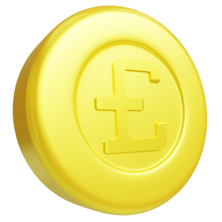 Pound  3D Icon