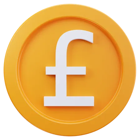 Pound  3D Icon