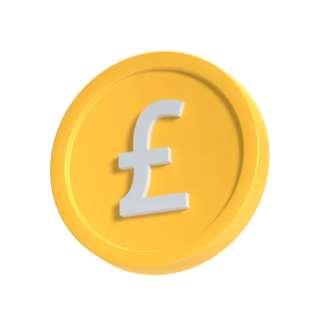 Pound  3D Icon