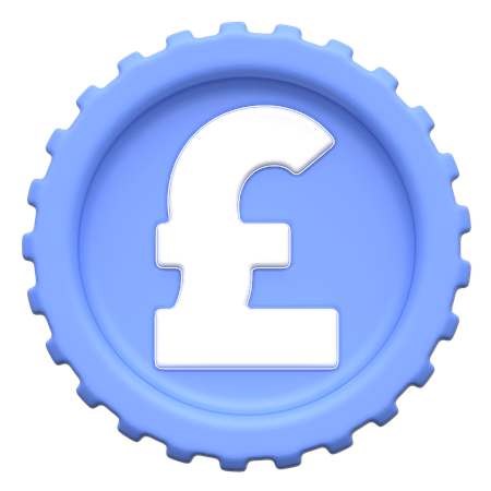 Pound  3D Icon