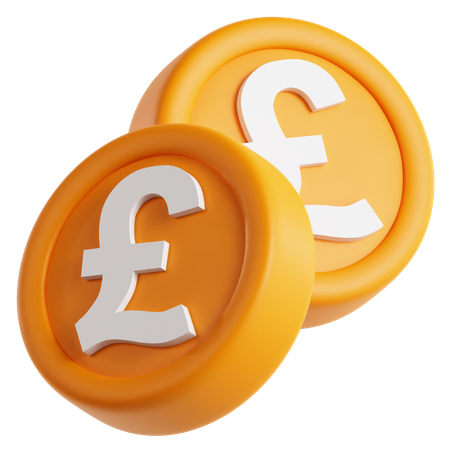 Pound  3D Icon