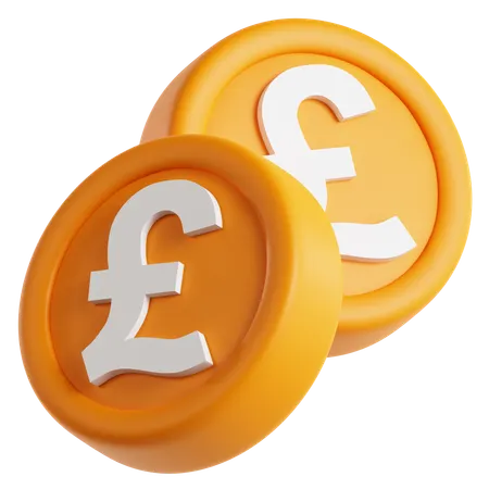 Pound  3D Icon
