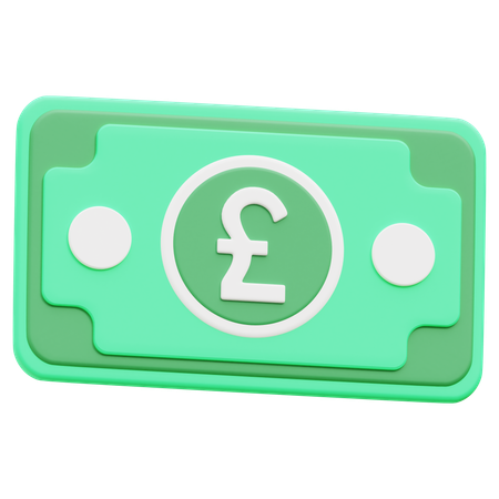 Pound  3D Icon