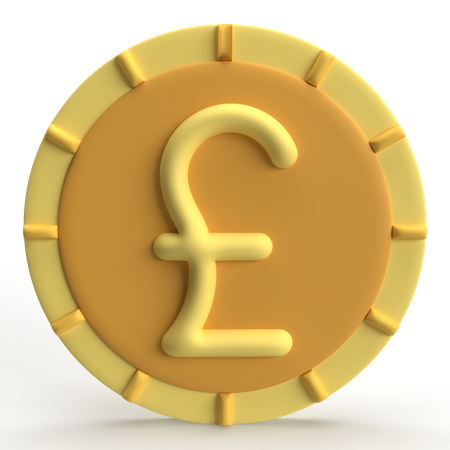 Pound  3D Icon