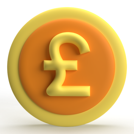 Pound  3D Icon