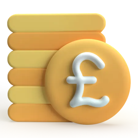 Pound  3D Icon