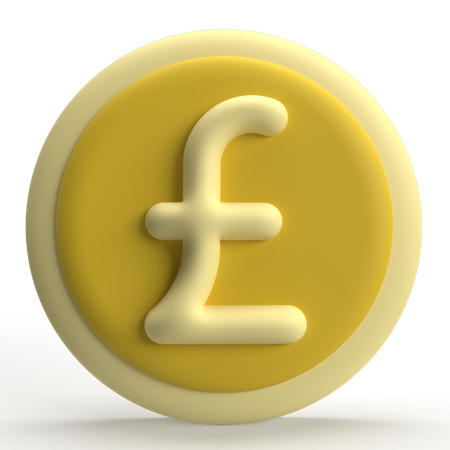 Pound  3D Icon