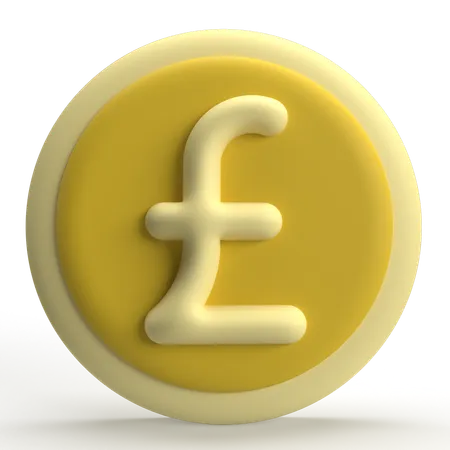 Pound  3D Icon