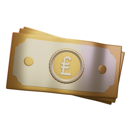 Pound  3D Icon