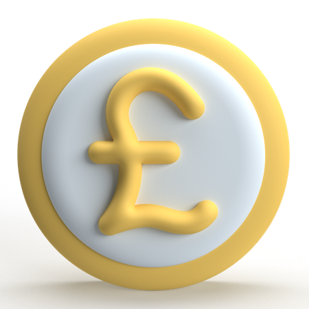 Pound  3D Icon