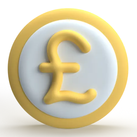 Pound  3D Icon