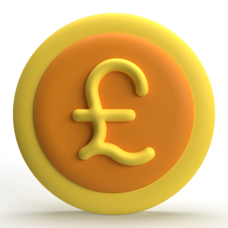 Pound  3D Icon