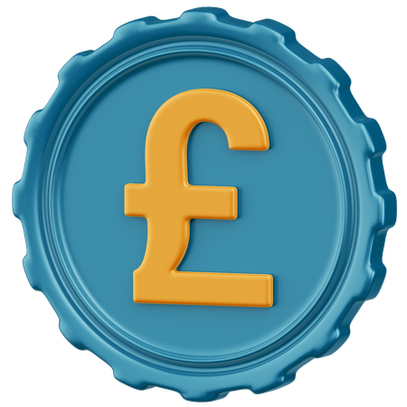 Pound  3D Icon