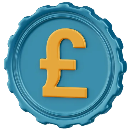 Pound  3D Icon
