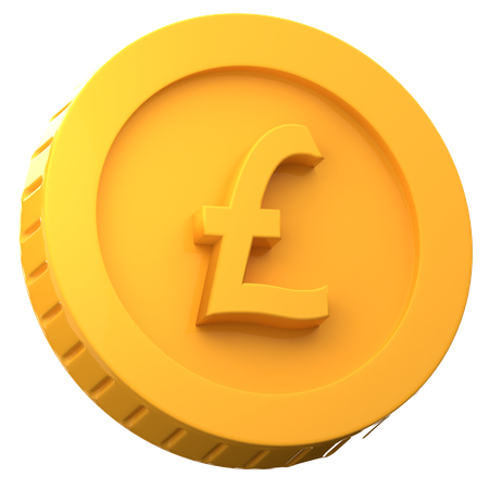 Pound  3D Icon