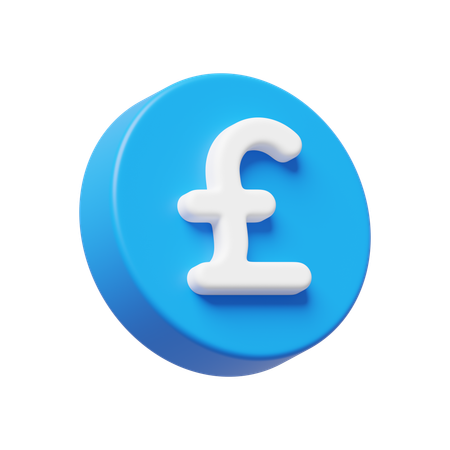 Pound  3D Icon