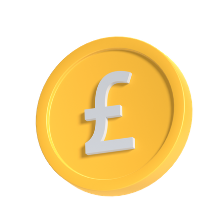 Pound  3D Icon