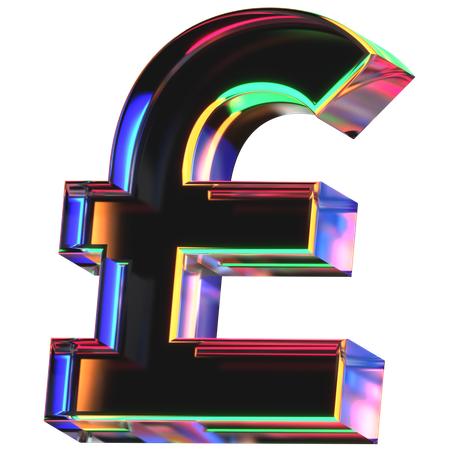 Pound  3D Icon