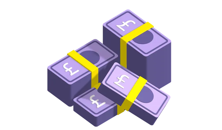 Pound Bundle  3D Icon