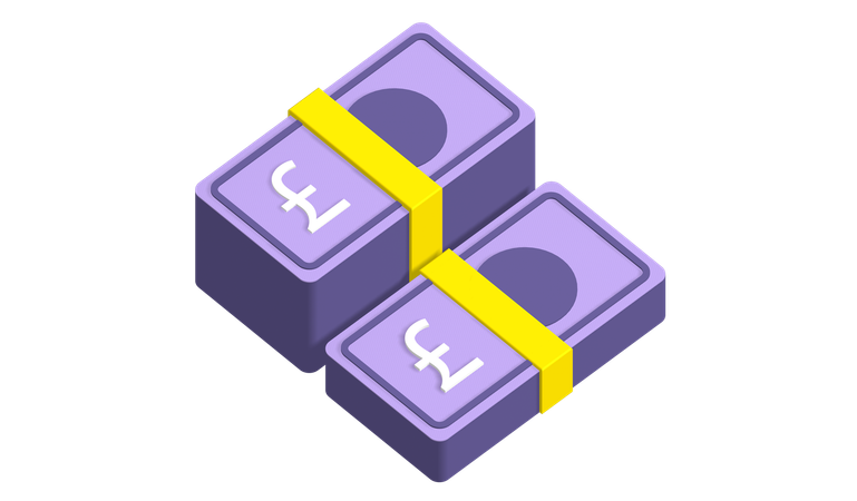 Pound Bundle  3D Icon