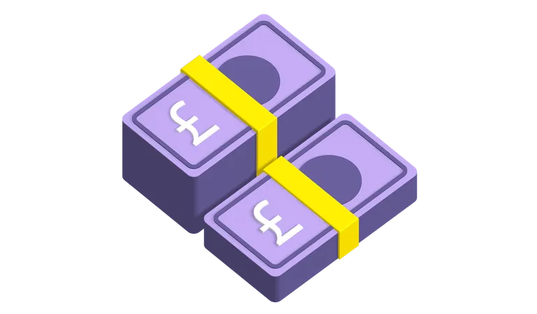 Pound Bundle  3D Icon