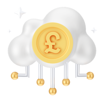Pound Cloud 3D Icon