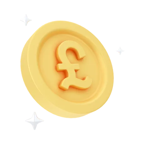 Pound Coin  3D Icon