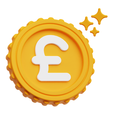 Pound Coin  3D Icon