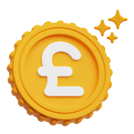 Pound Coin  3D Icon