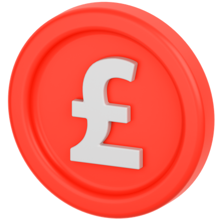 Pound Coin  3D Icon