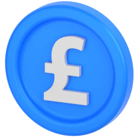 Pound coin  3D Icon