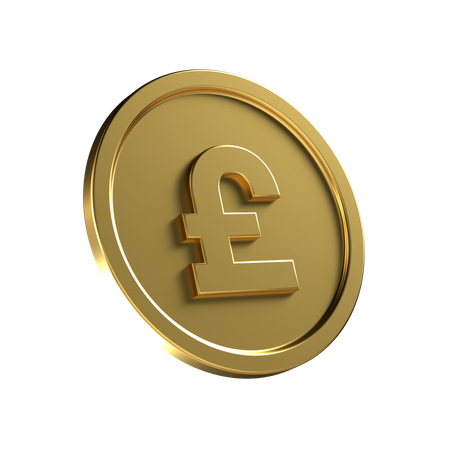 Pound Coin  3D Icon