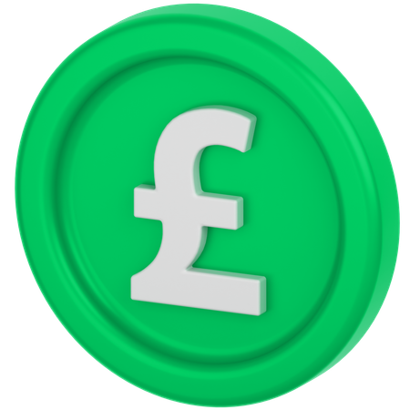 Pound Coin  3D Icon